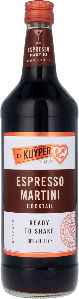 Kuyper Batched Espresso Martini Fles 100 cl 18%