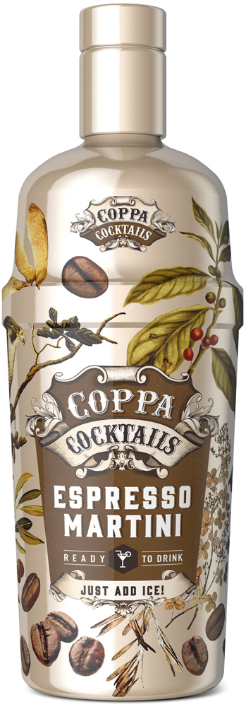 Coppa Cocktails Espresso Martini Fles 70 cl 14,9%