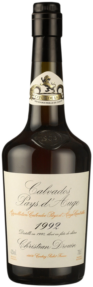 Calvados Drouin Millésime 1990 Fles 70 cl 42%