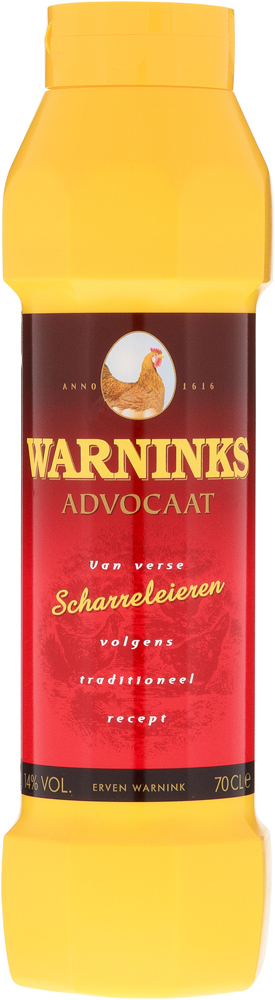 Warninks Advocaat Tube Fles 70 cl 14%