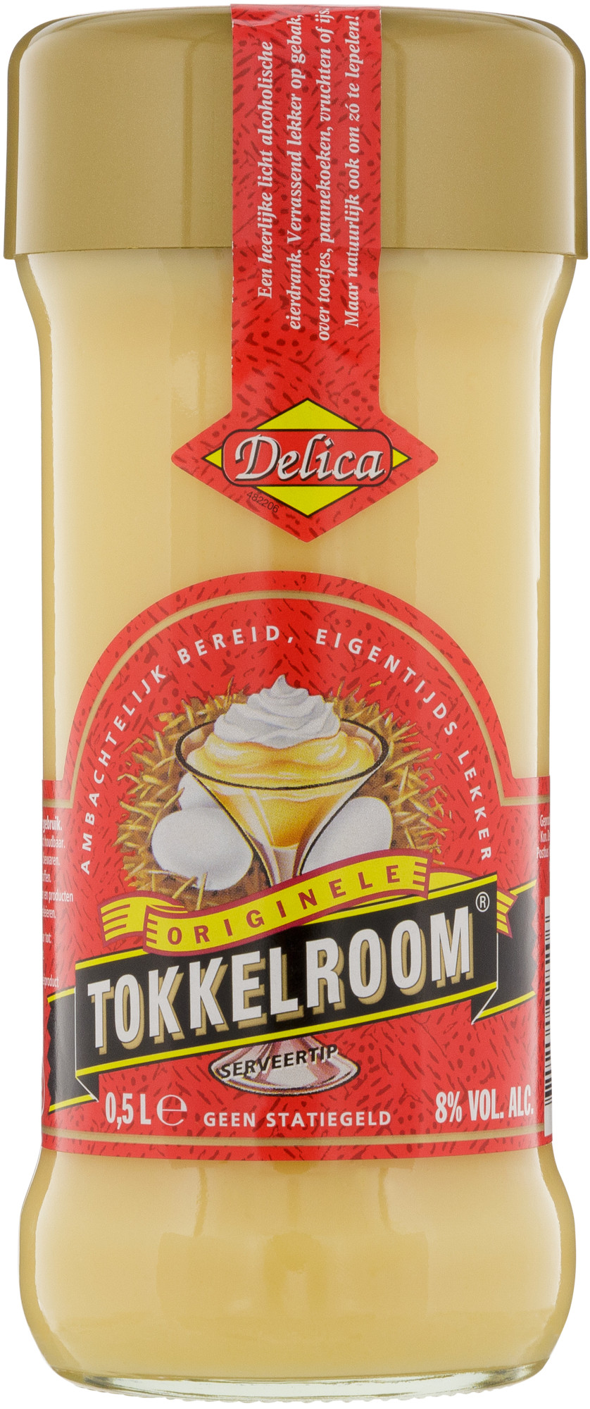 Tokkelroom Fles 50 cl 8%