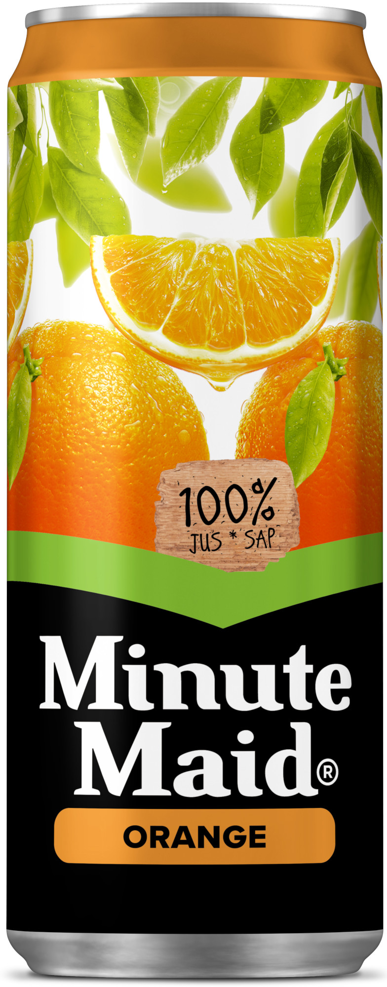 Minute Maid Orange Sleek blik Tray 24x33 cl