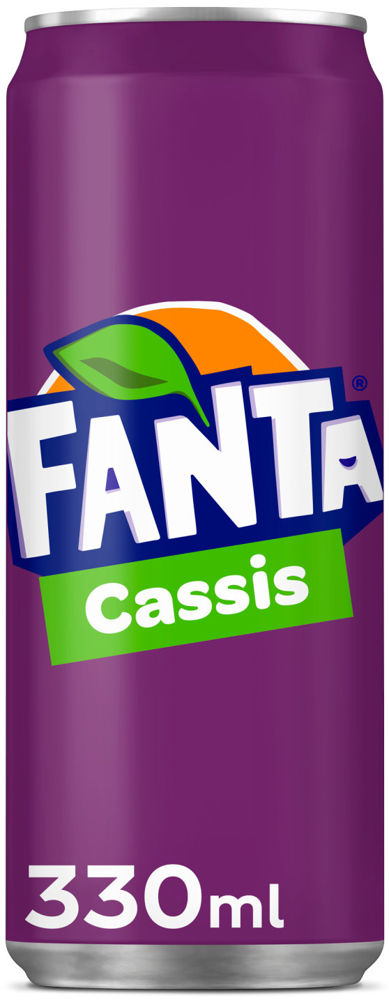 Fanta Cassis Voordeel Sleek blik Tray 24x33 cl