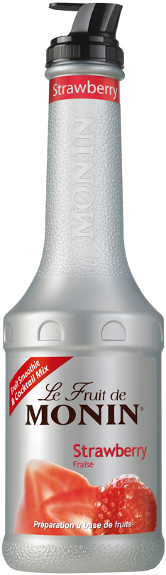 Monin Strawberry Puree Fles 100 cl