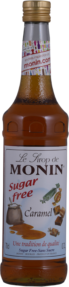 Monin Caramel Sugar Free Fles 70 cl