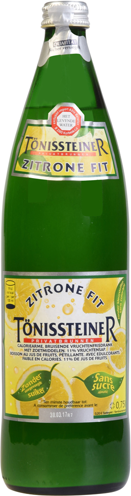 Tonissteiner Zitrone Fit Krat 12x75 cl