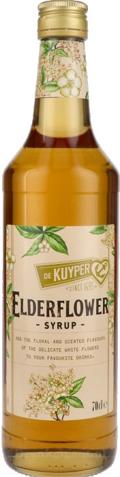 De Kuyper Elderflower Syrup Fles 70 cl