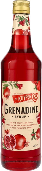 De Kuyper Grenadine Syrup Fles 70 cl