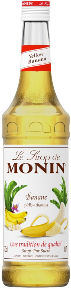 Monin Banane Jaune Fles 70 cl