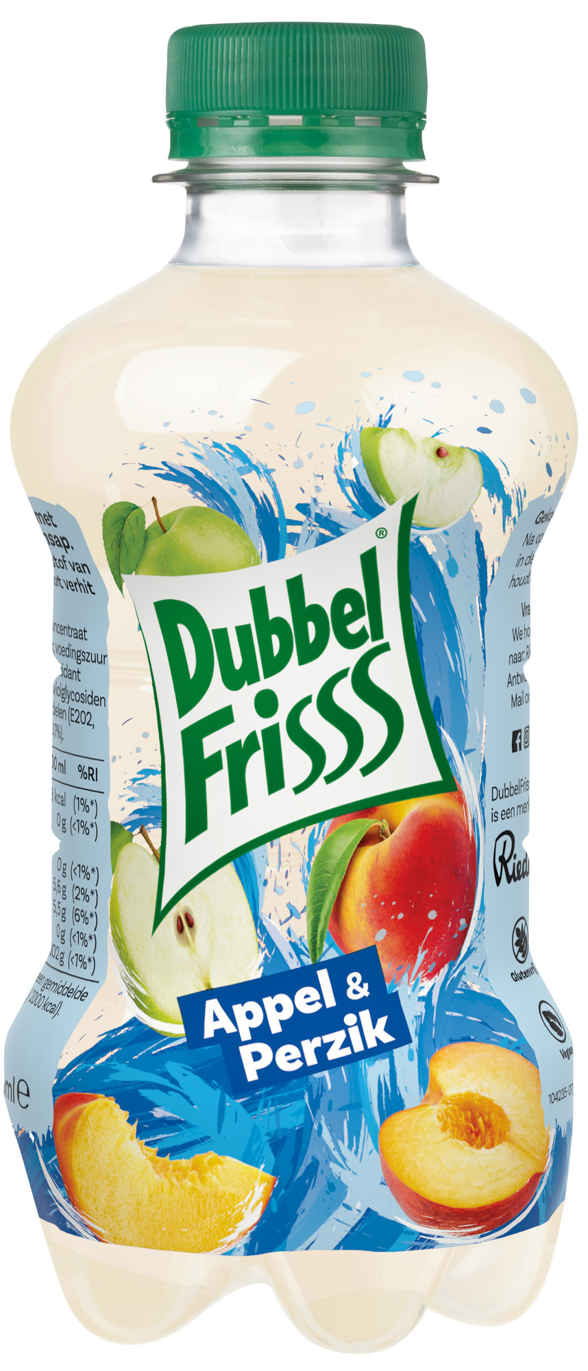 Dubbelfris Appel/Perzik pet Tray 12x27,5 cl