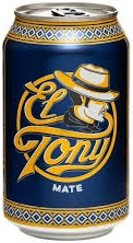 El Tony Mate blik Tray 24x33 cl