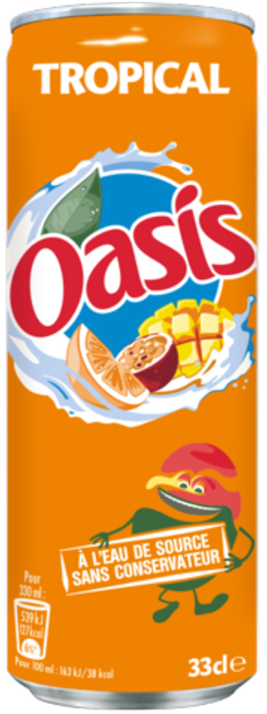 Oasis Tropical blik Tray 4x6x33 cl