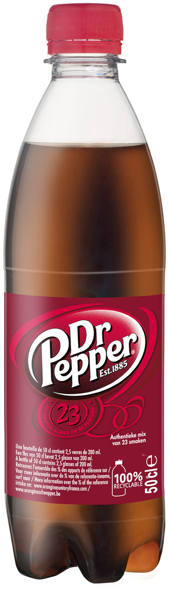 Dr. Pepper pet Tray 12x50 cl