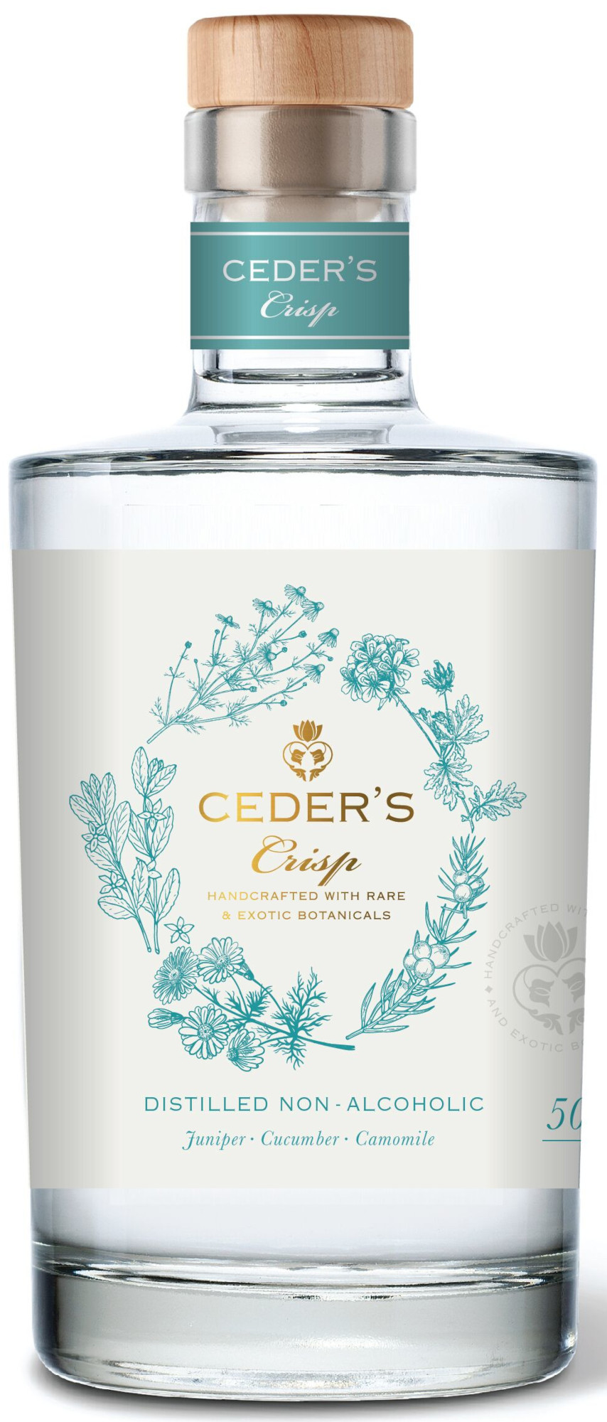 Ceder's Crisp Gin 0% Fles 50 cl