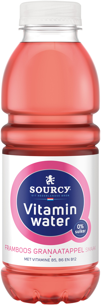 Sourcy Vitamin Framb/Gran pet Tray 6x50 cl