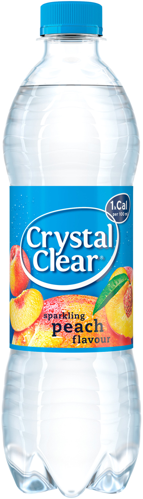 Crystal Clear Peach pet Tray 6x50 cl