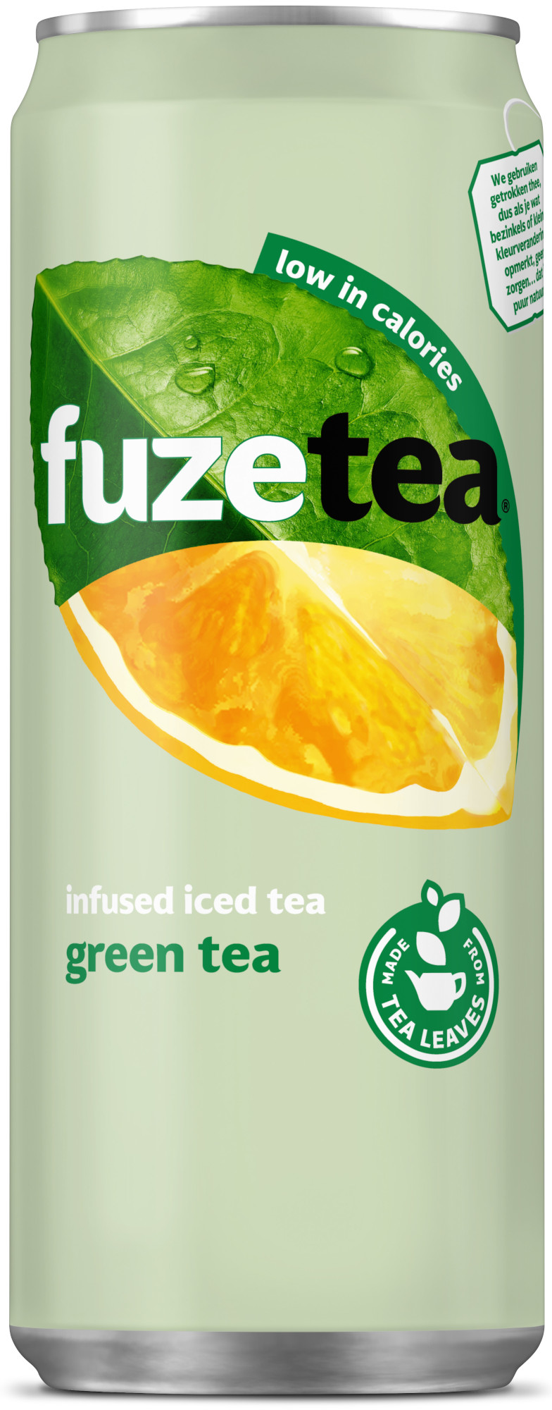 Fuze Tea Green Sleek blik Tray 24x33 cl