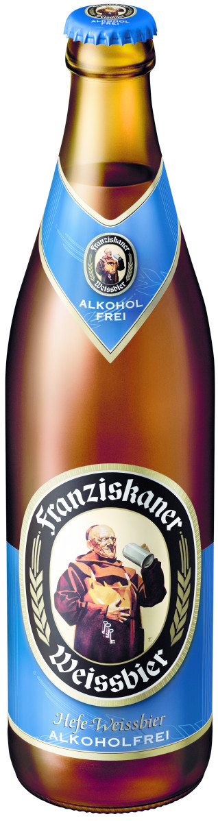 Franziskaner Hefe Weizen alc.fr Krat 20x50 cl 0,5%