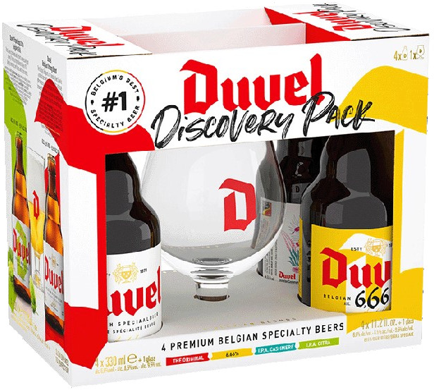 Duvel Discovery GV +glas Doos 6x4x33 cl 8,5%