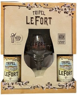 Tripel Lefort GV +glas Doos 3x4x33 cl 8,8%