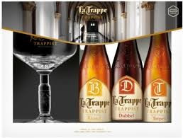 La Trappe GV +Priorglas Doos 4x3x33 cl 8%