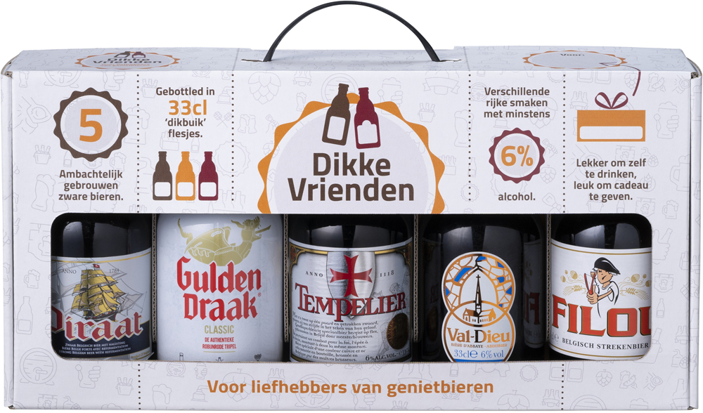 Dikke Vrienden GV Doos 4x5x33 cl 8%