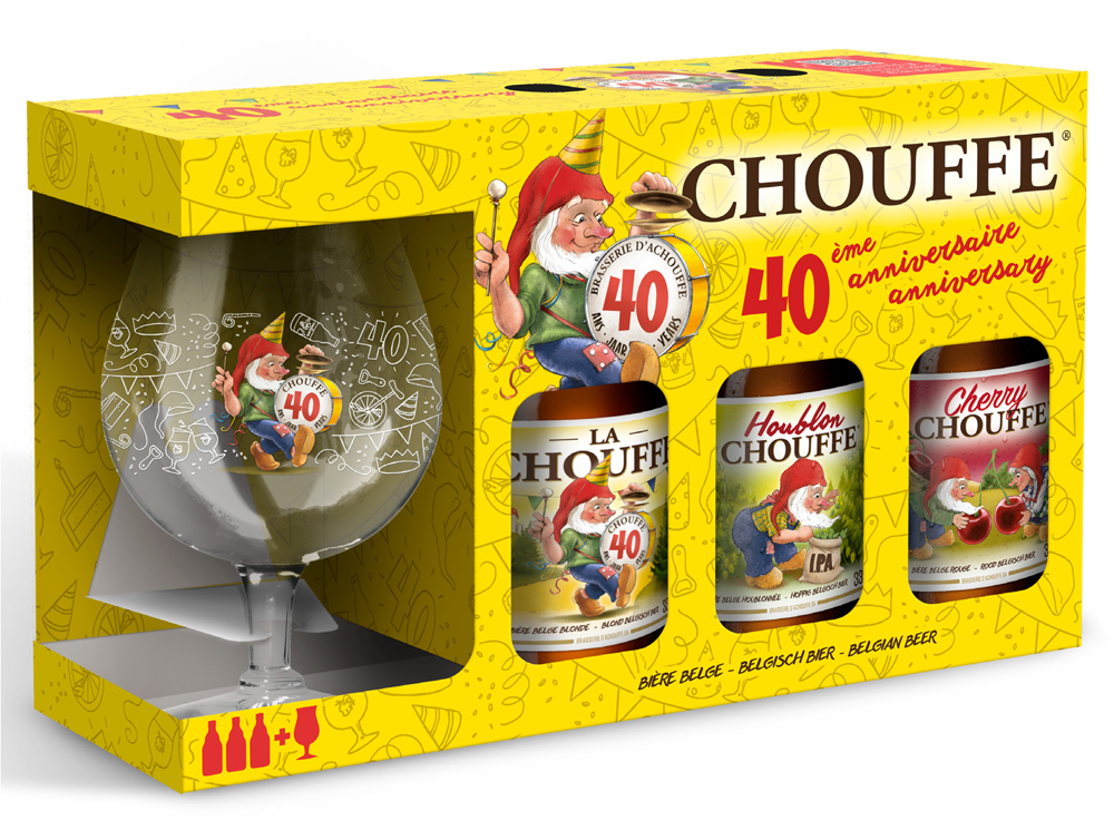 Chouffe (La, Cher, Houb) +glas Doos 6x3x33cl 9%