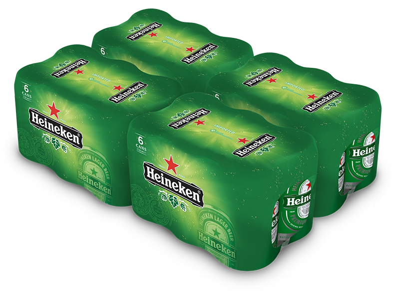 Heineken 6p blik Tray 4x6x33 cl 5%