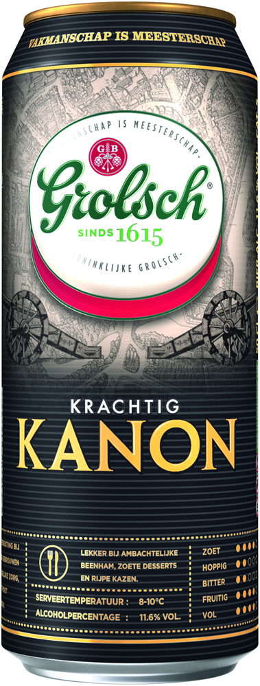 Grolsch Kanon blik Tray 12x50 cl 11,6%