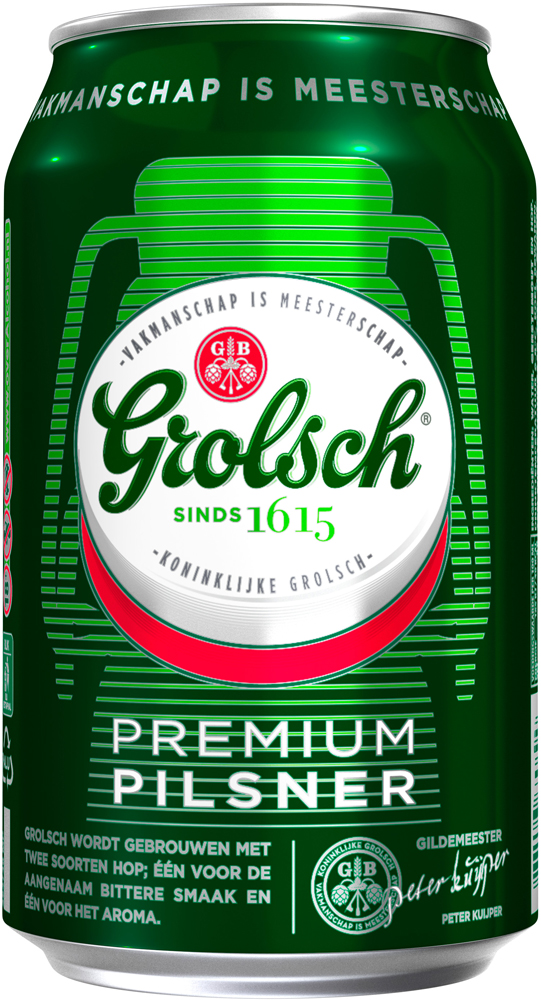 Grolsch Pilsner blik Tray 4x6x33 cl 5%