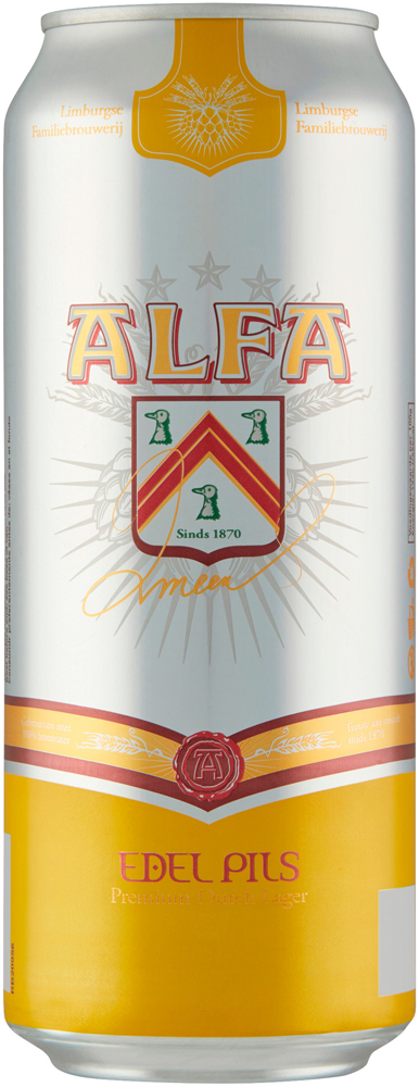 Alfa Pils blik Tray 12x50 cl 5%