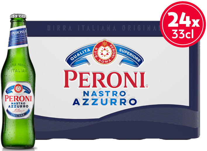 Peroni Nastro Azzurro Krat 24x33 cl 5%