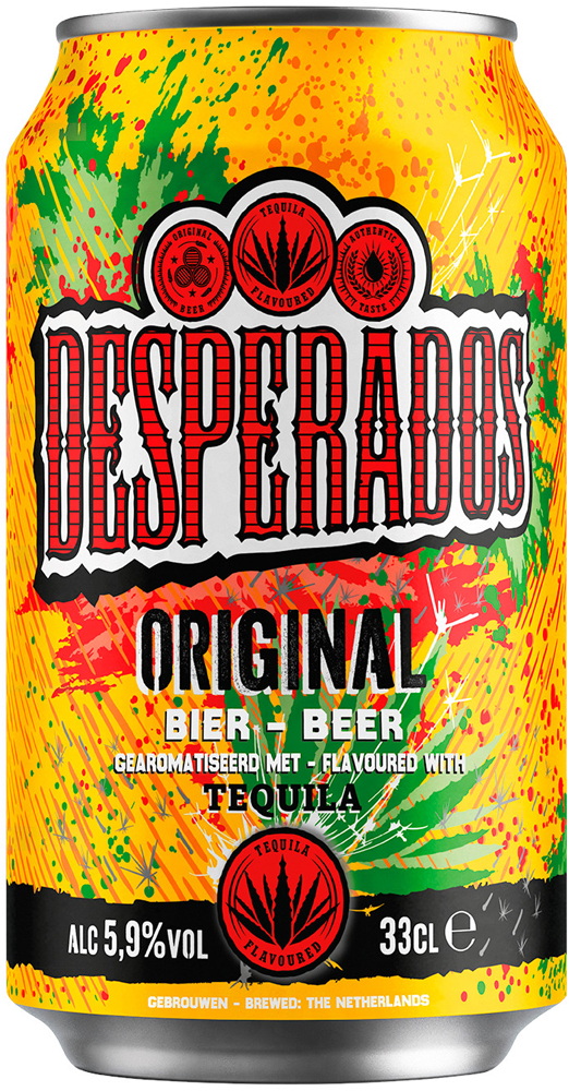 Desperados blik 6p Tray 4x6x33 cl 5,9%