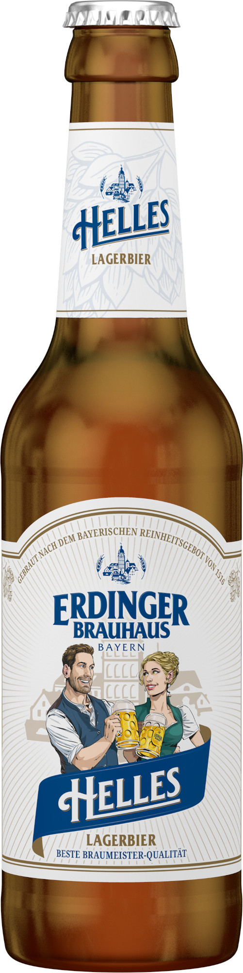 Erdinger Brauhaus Helles Krat 24x33 cl 5,1%