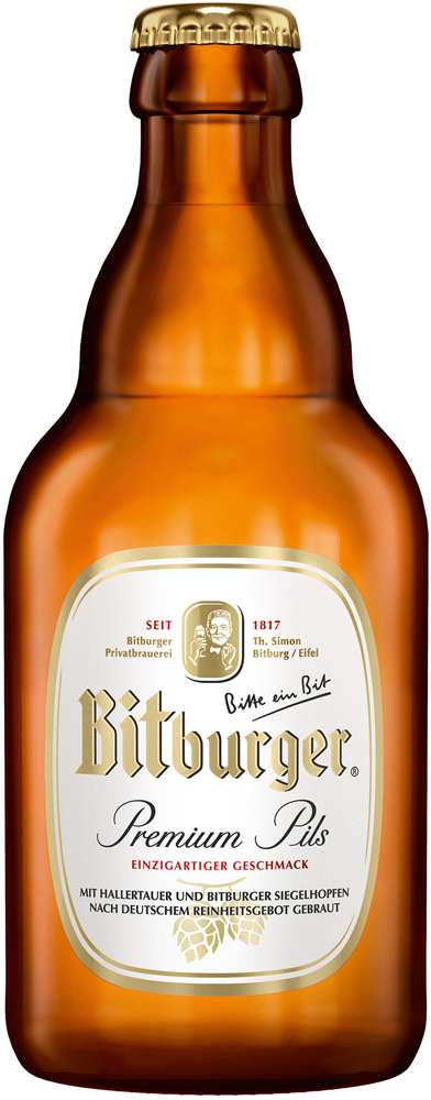 Bitburger Pils Steinie Krat 20x33 cl 4,8%