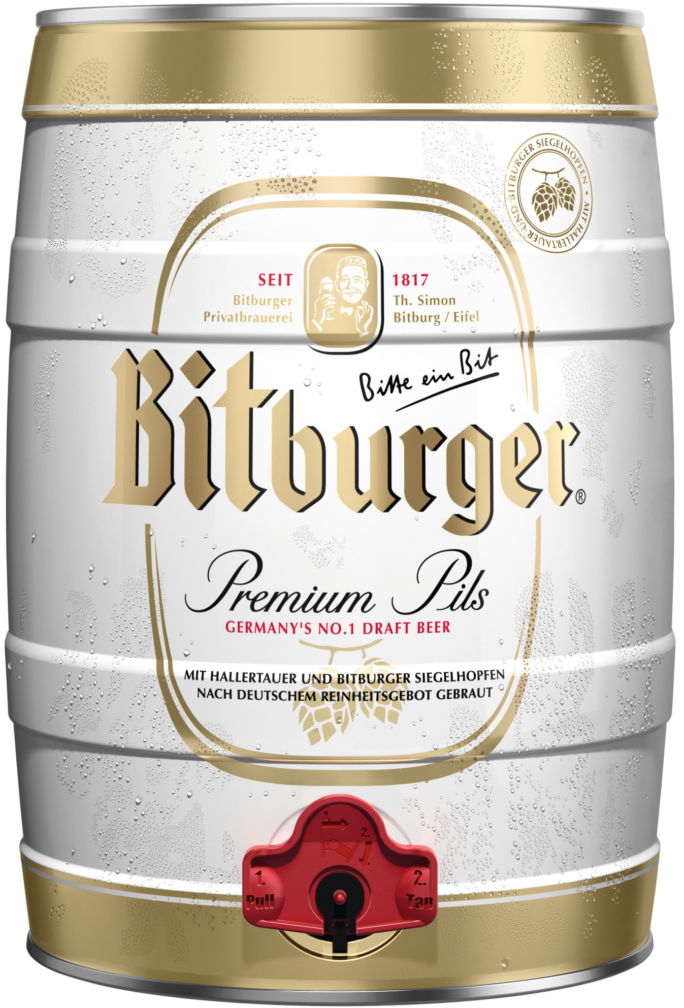 Bitburger Pils Party Fust Doos 2x5 ltr 4,8%