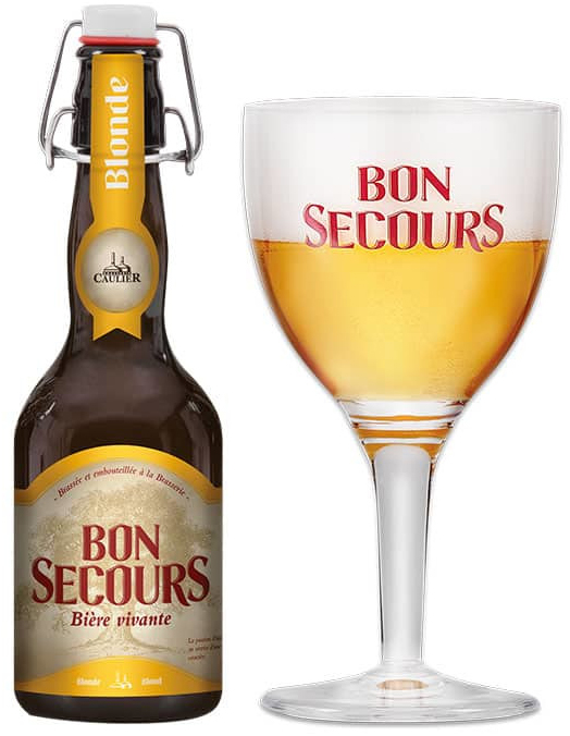 Brass. Caulier Bon Secours Blond Kist 12x33 cl 8%