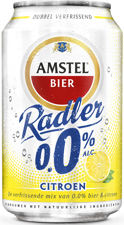 Amstel Radler 0.0% 6p blik Tray 4x6x33 cl