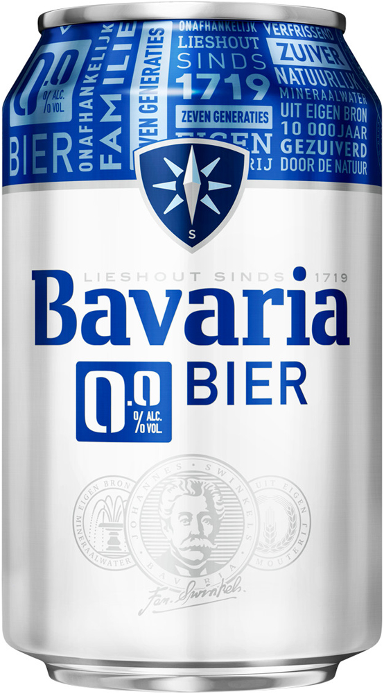 Bavaria Malt 0.0% blik Tray 4x6x33 cl