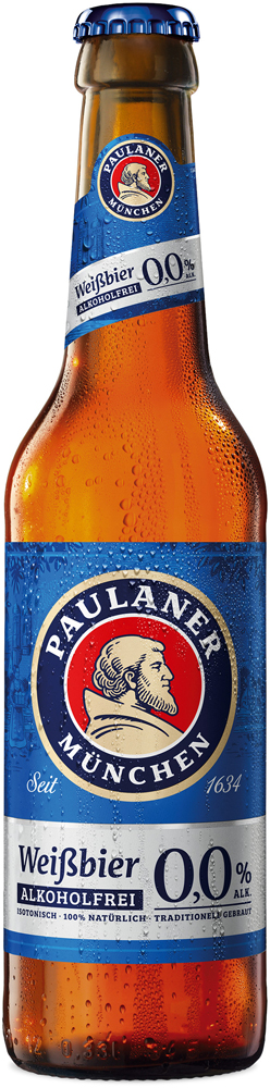 Paulaner Weissbier Alc. vrij 0.0% Krat 4x6x33 cl