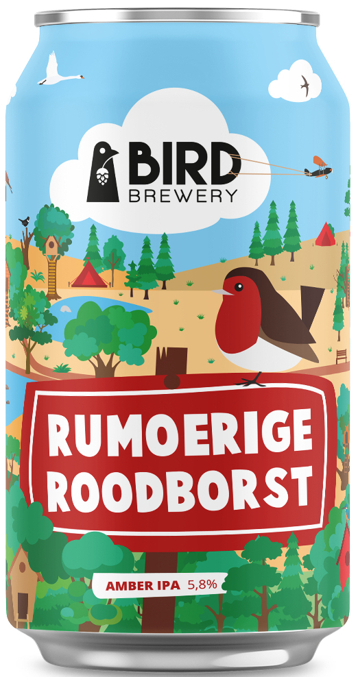 Bird Brewery R. Roodborst blik Doos 12x33 cl 5,8%