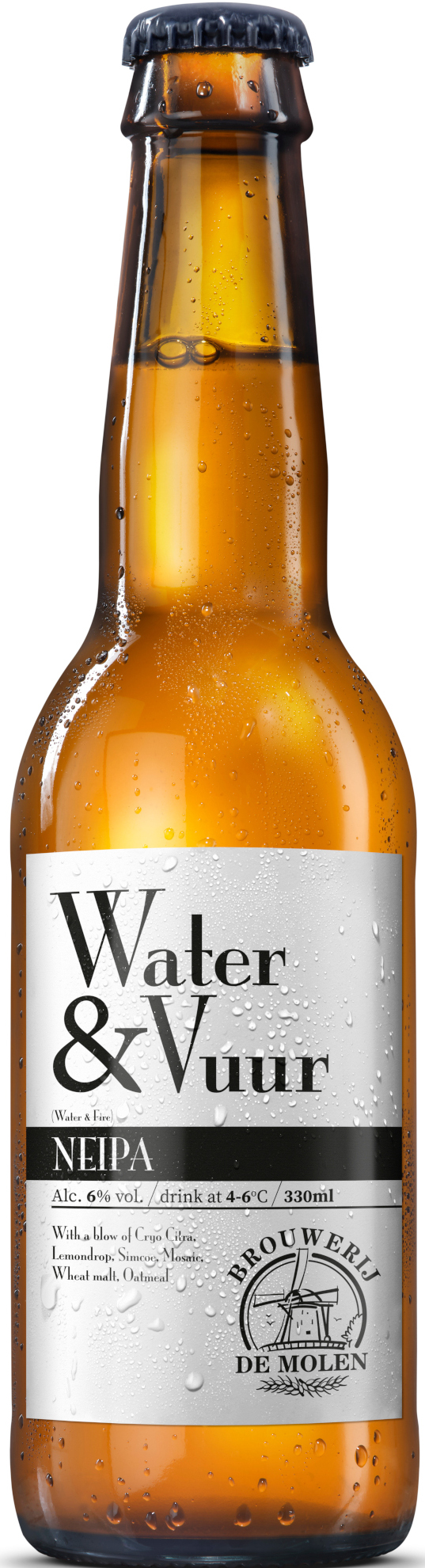 De Molen Water & Vuur Doos 24x33 cl 6%