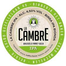 La Cambre IPA Fust 20 ltr 4,5%