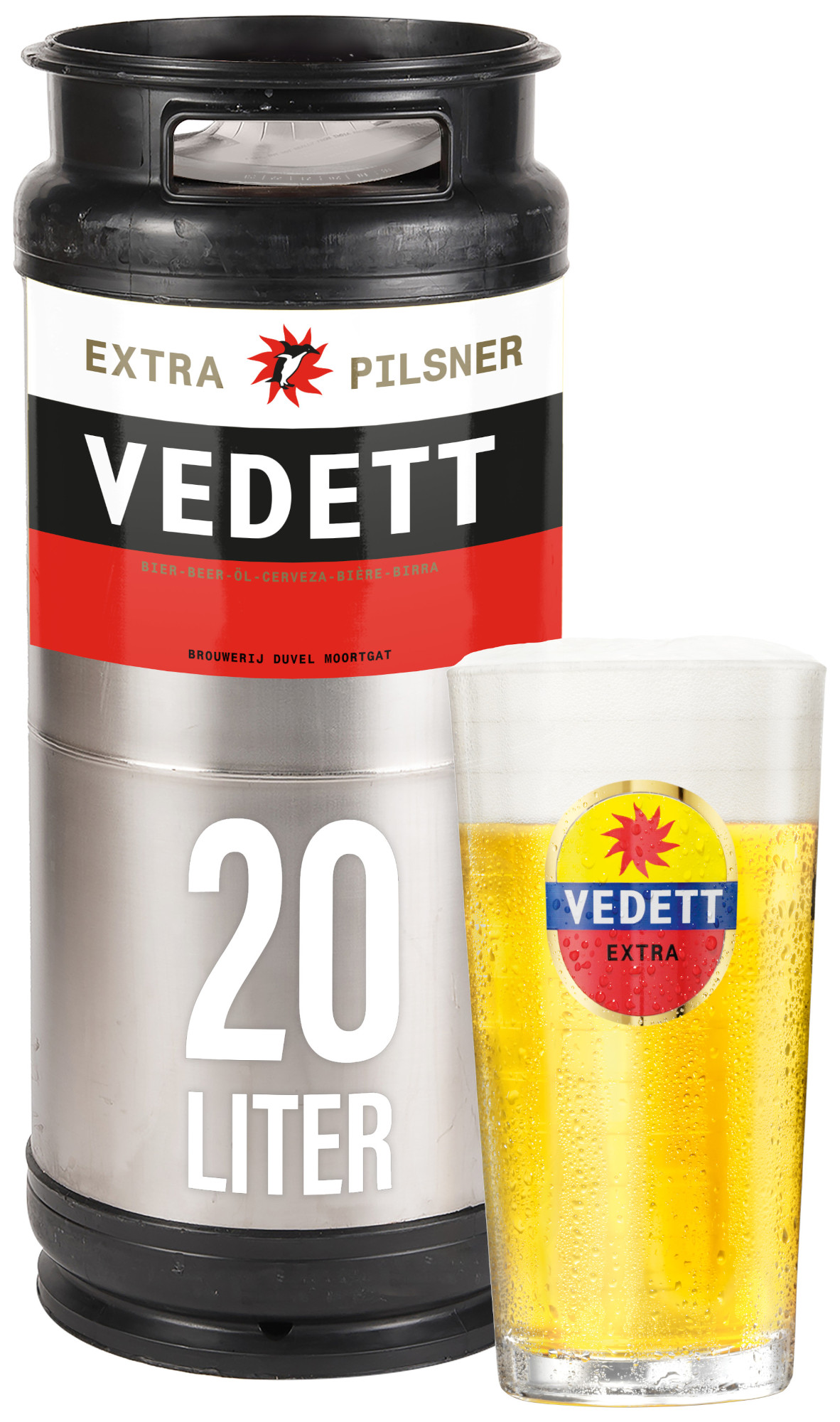 Vedett Extra Pilsner Fust 20 ltr 5,2%